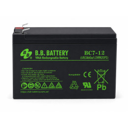 Акумулятор BB Battery BC7-12 12V 7Ah T2