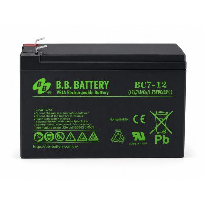 Акумулятор BB Battery BC7-12 12V 7Ah T2 