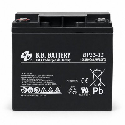 Акумулятор BB Battery BP33-12 12V 33Ah B7