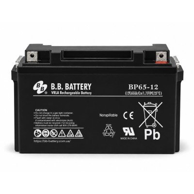 Акумулятор BB Battery BP65-12 12V 65Ah B5