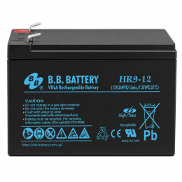 Акумулятор BB Battery HR9-12 12V 9Ah F2