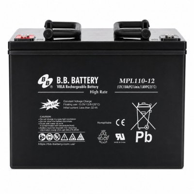 Акумулятор BB Battery MPL100-12 12V 108Ah B3