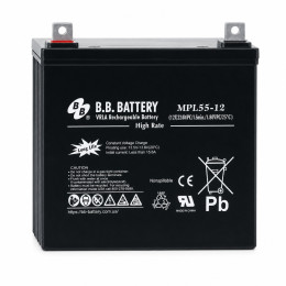 Акумулятор BB Battery MPL55-12 12V 53Ah B5