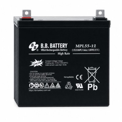 Акумулятор BB Battery MPL55-12 12V 53Ah B5